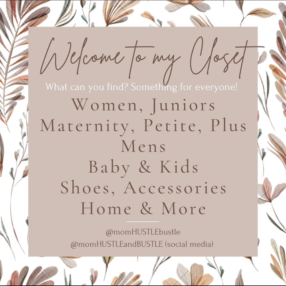 Welcome to my closet! Shop & support a family!